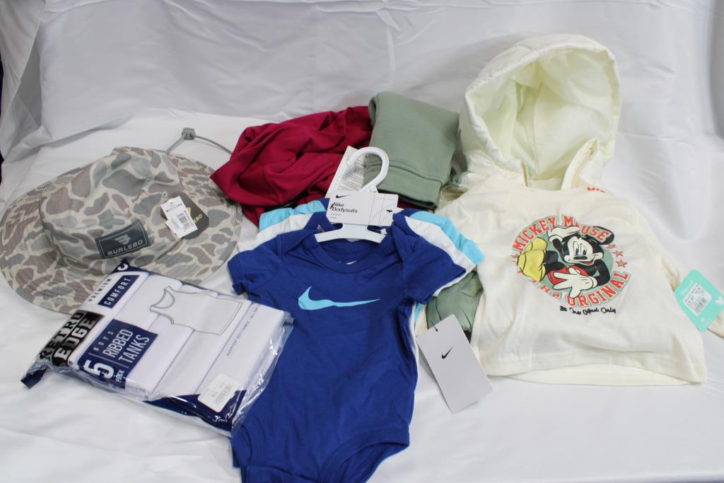 Adult And Baby Clothing Lot
