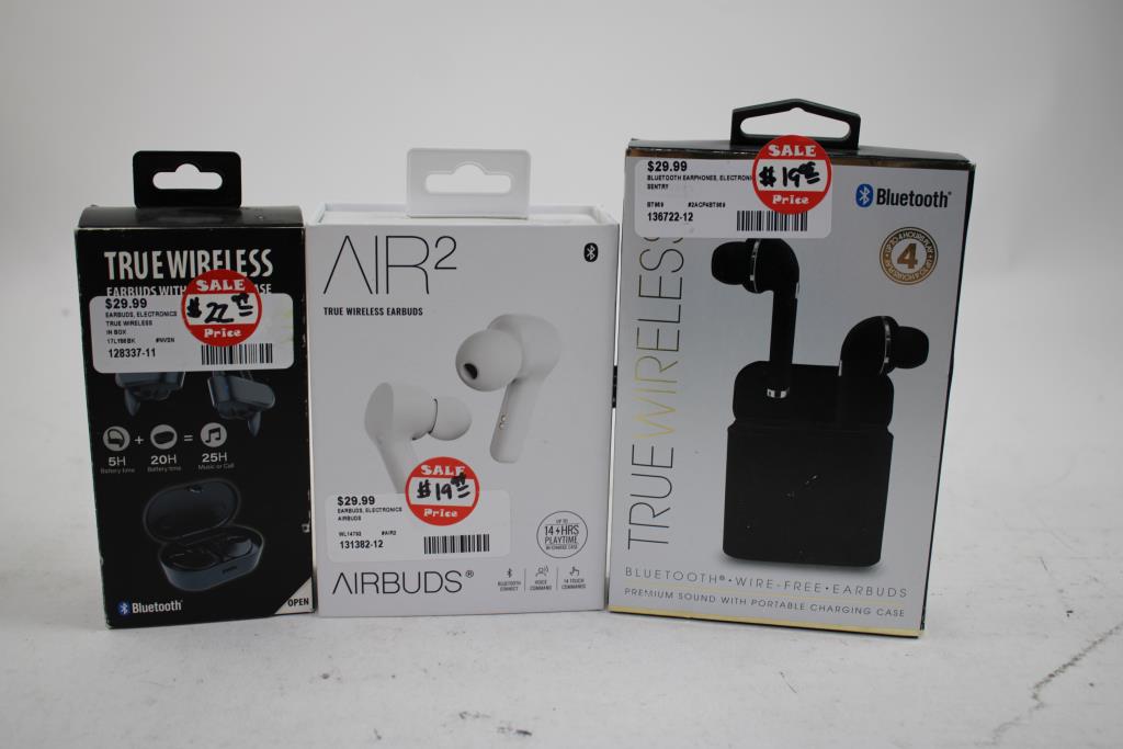 Air 2, Altec Lansing, Fusebox, And More Wireless Earbuds, 5 Pieces