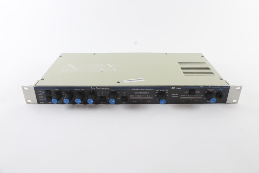 Air Corp Announcer Rack Mic PreampProcessor Property Room