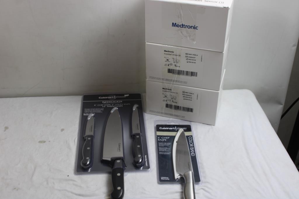 Air Fryer, Knifes, Bank Batterys, Medtronic Sensor 3