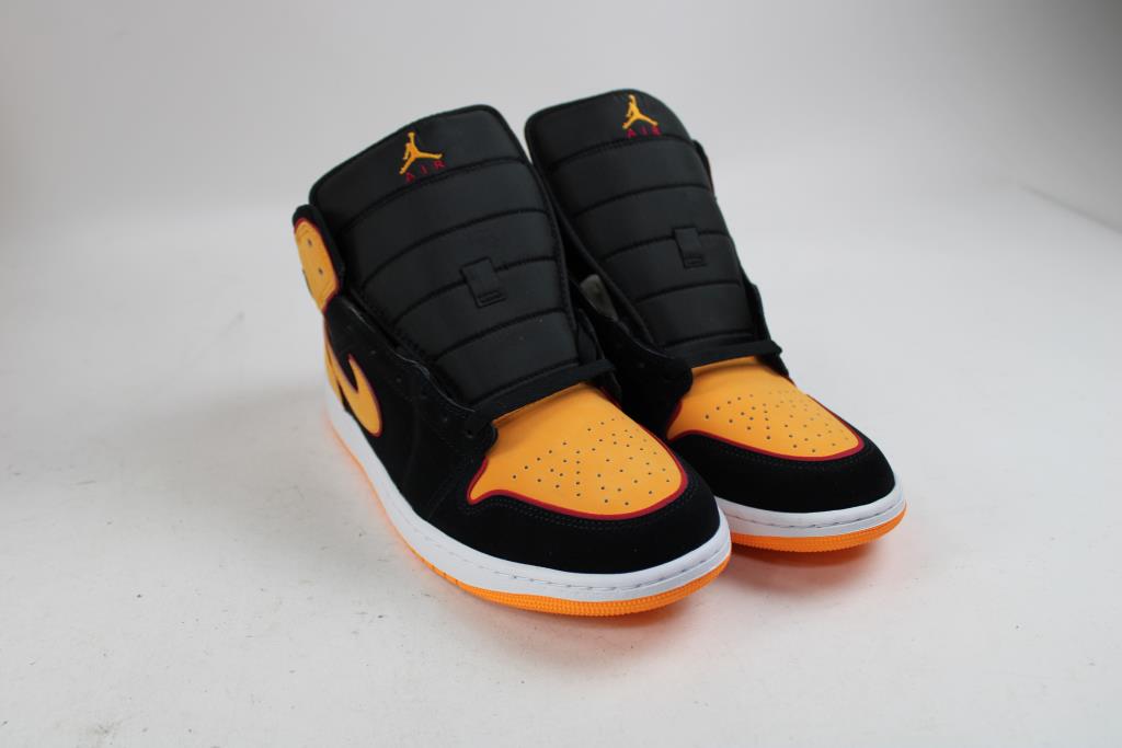 Air Jordan 1 Mid Se Black / Vivid Orange Size 10.5