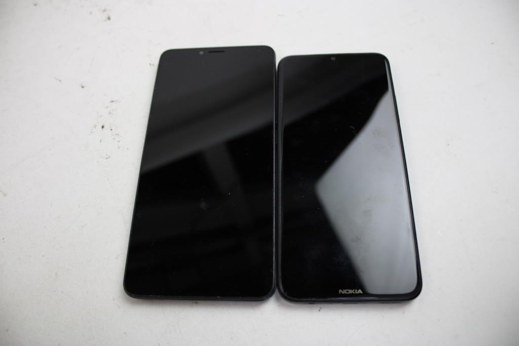 Alcatel, Nokia Cell Phone Lot, 2 Pieces, Sold For Parts