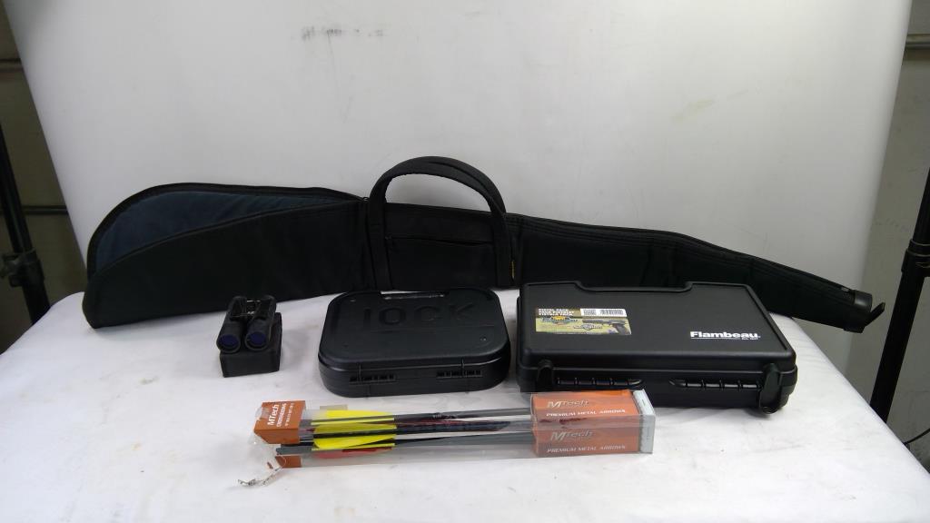 Allen Rifle Case, Flambeau Pistol Case, Glock Gun Case, And MTech Metal ...
