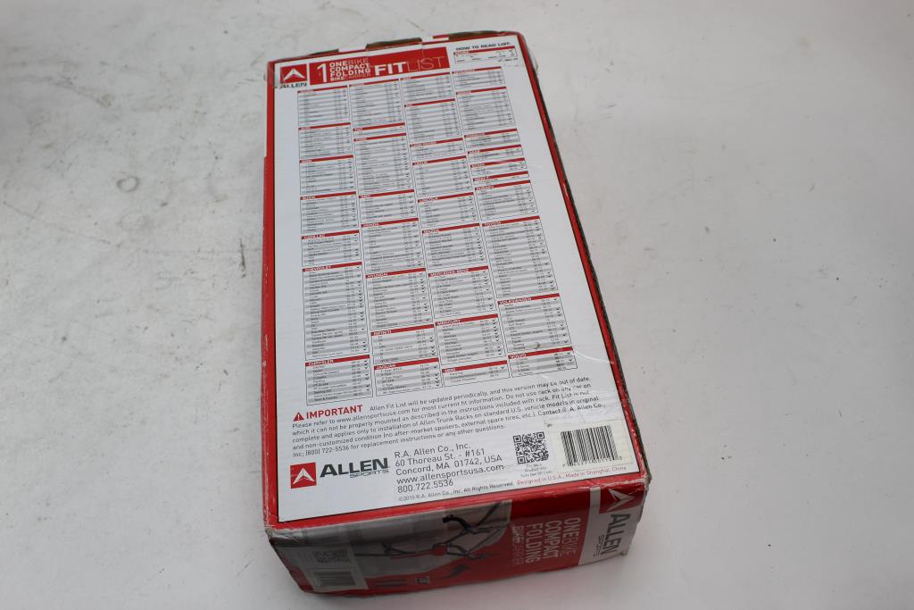 Allen Sports Compact Folding Bike Carrier Property Room