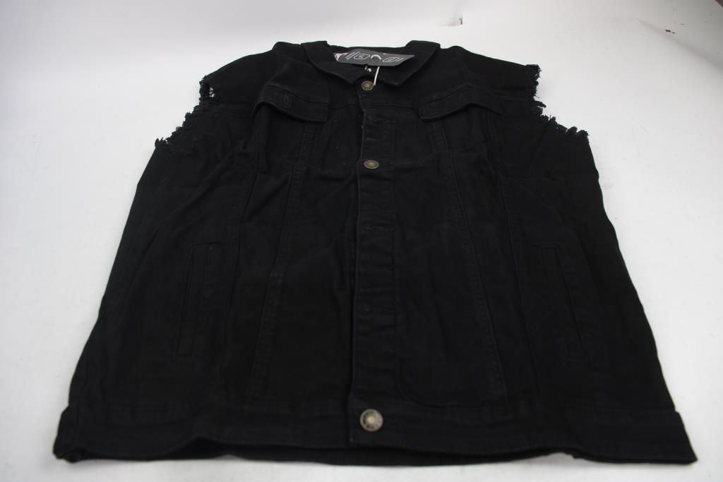 Alliance Fashion Denim Vest, Size L