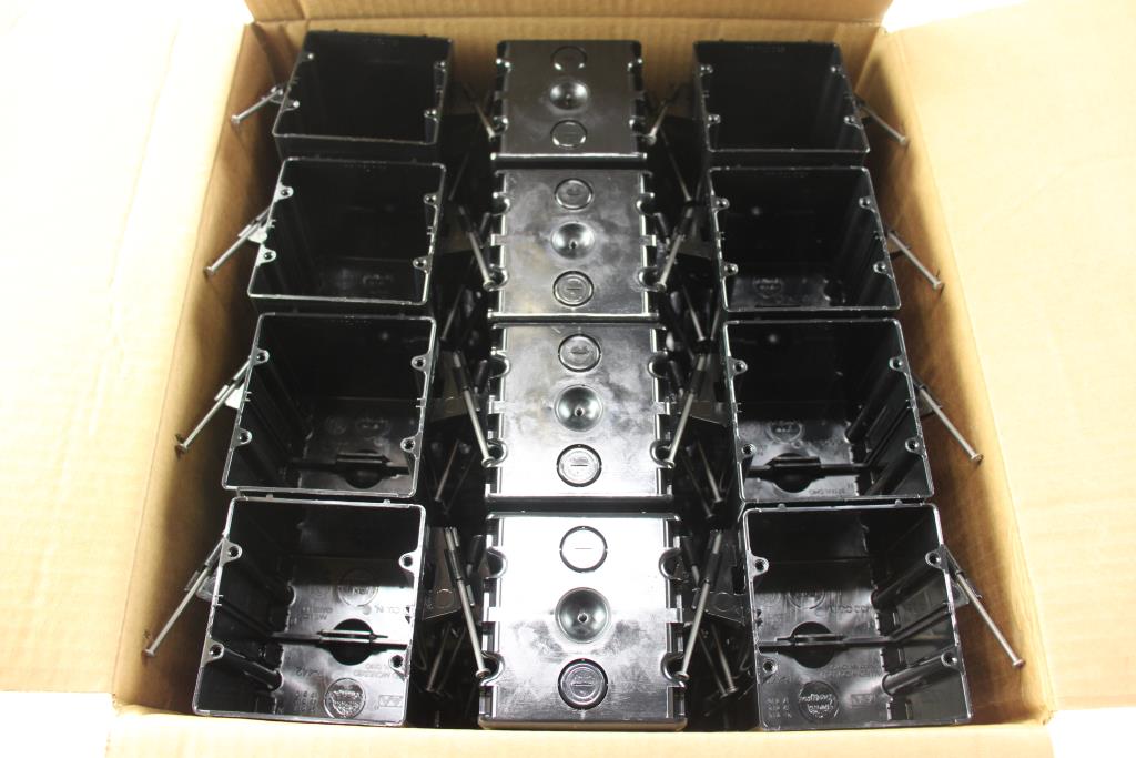 Allied Moulded, Flexbox Two Gang Electrical Box P-442, 48 Pieces ...