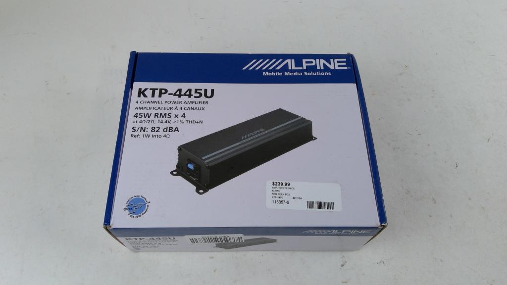 Alpine 4 Channel Power Amplifier