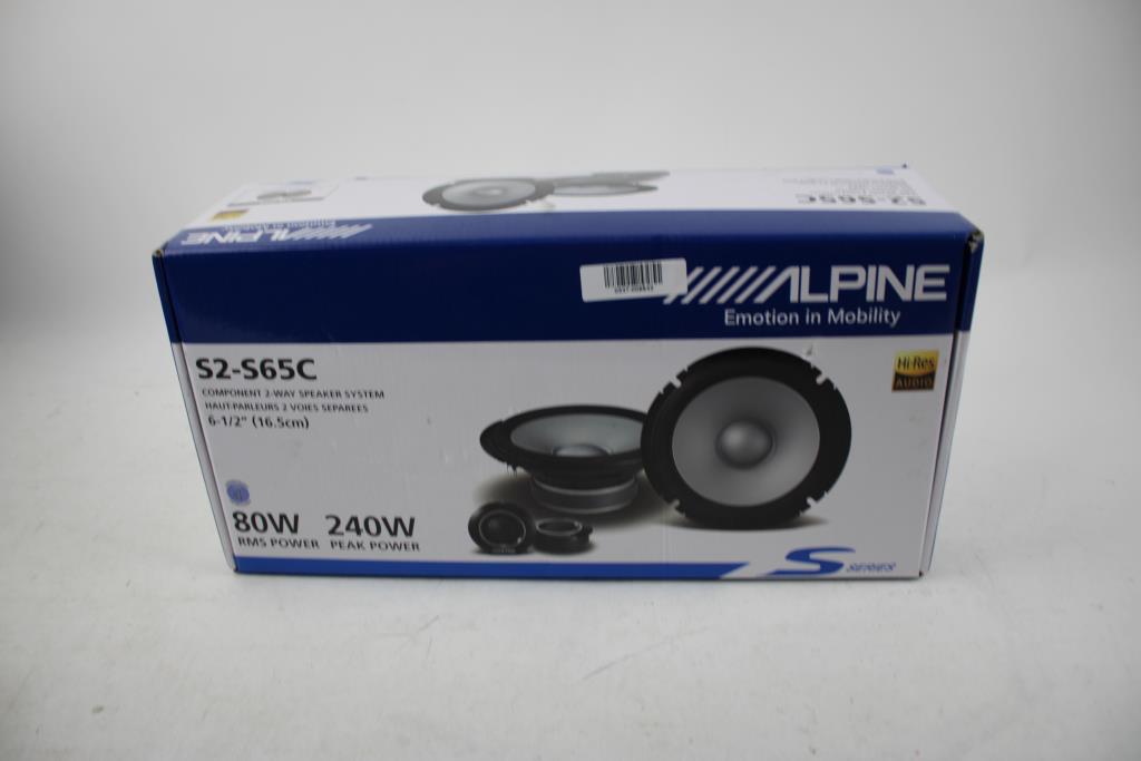 Alpine 6-1/2" Component 2-Way Speaker System