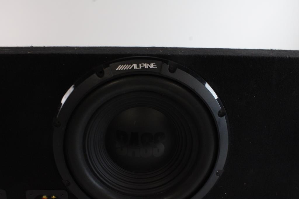 Alpine Dual 12" Truckbed Subwoofer Enclosure Property Room