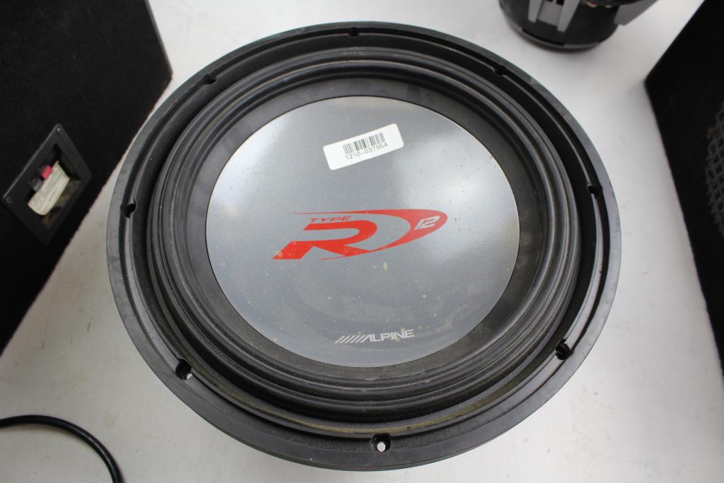 Alpine Rd12 Car Speaker Property Room