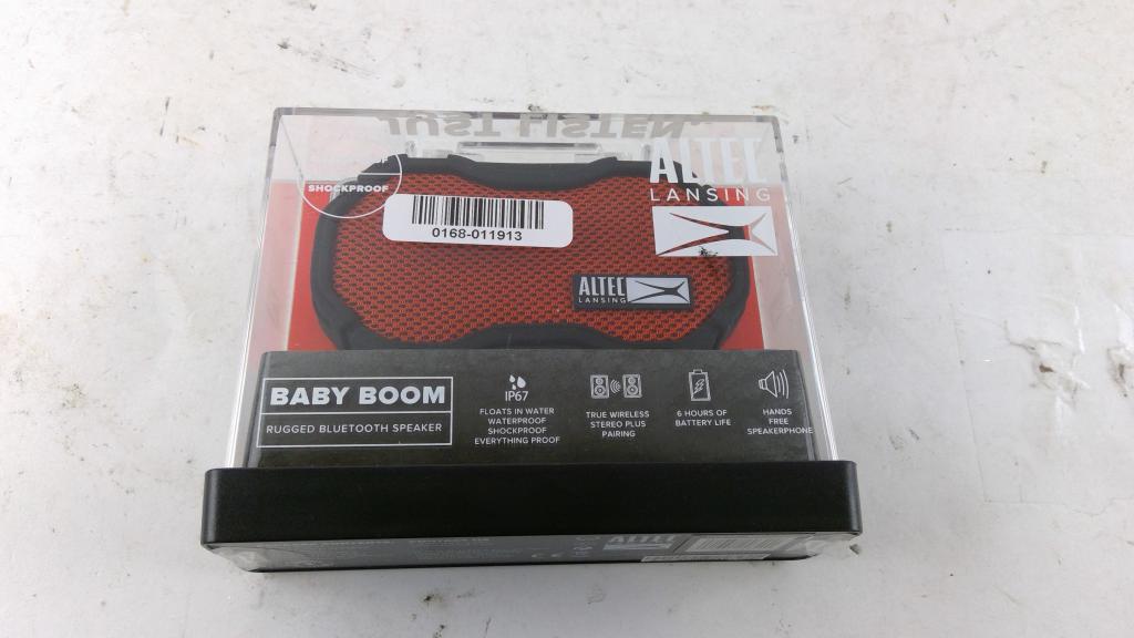 Altec Lansing Baby Boom Rugged Bluetooth Speaker