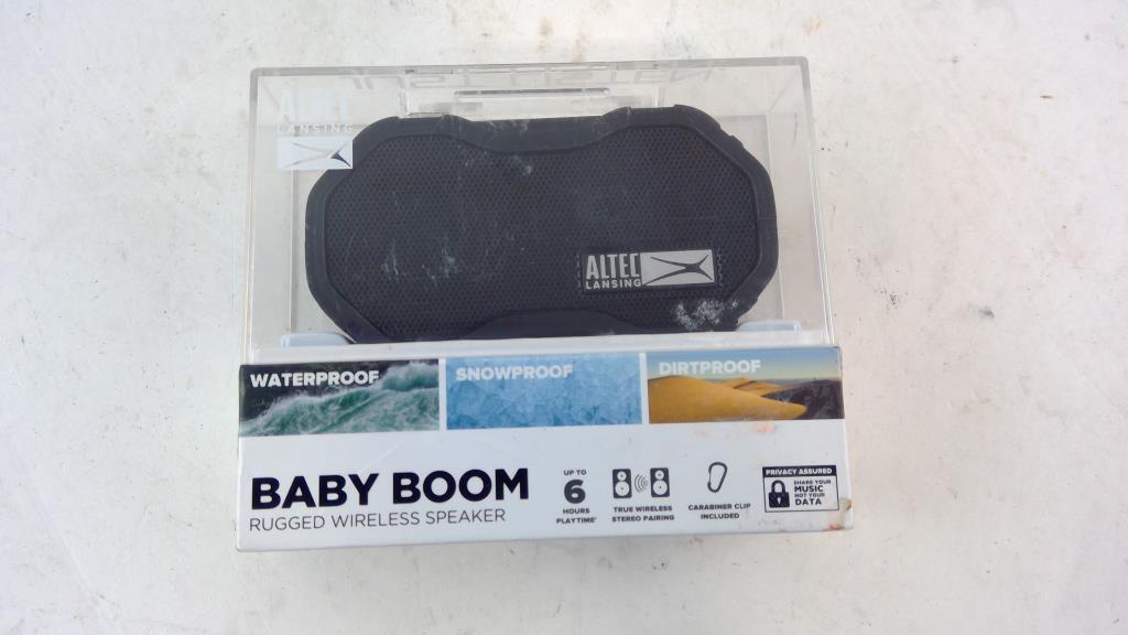 Altec Lansing Baby Boom Rugged Wireless Speaker