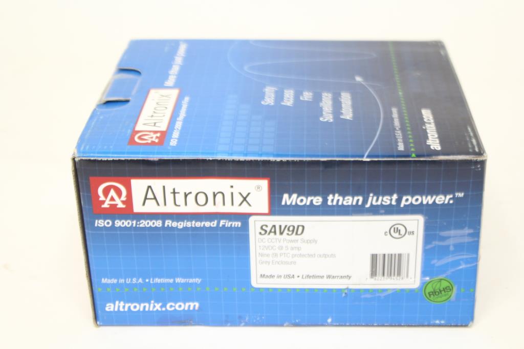 Altronix Sav9D CCTV Power Supply Property Room