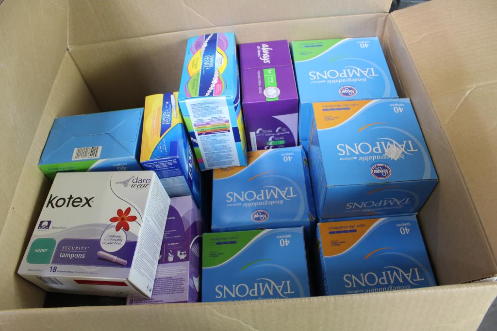 Always, Kotex, Tampax And More Feminine Products Property Room