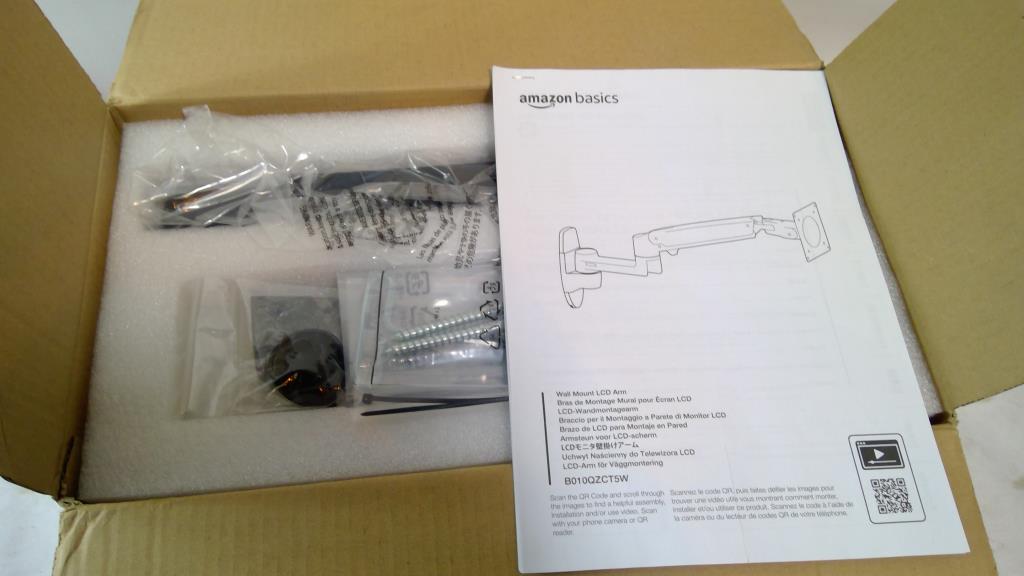 Amazon Basics Wall Mount LCD Arm Property Room