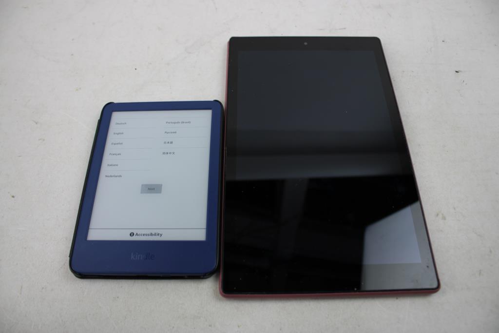 Amazon Fire 10 And Kindle