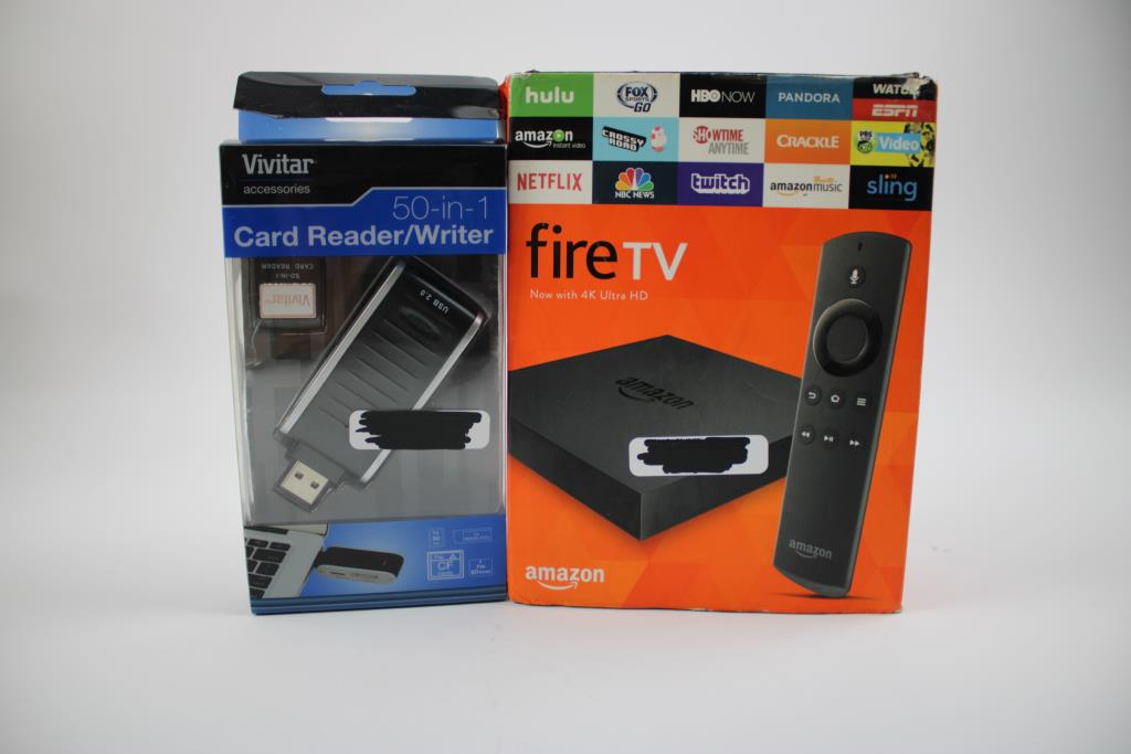 Amazon FireTV, Card Readers/Writer, Wi-Fi Connection Device, 4 Pieces