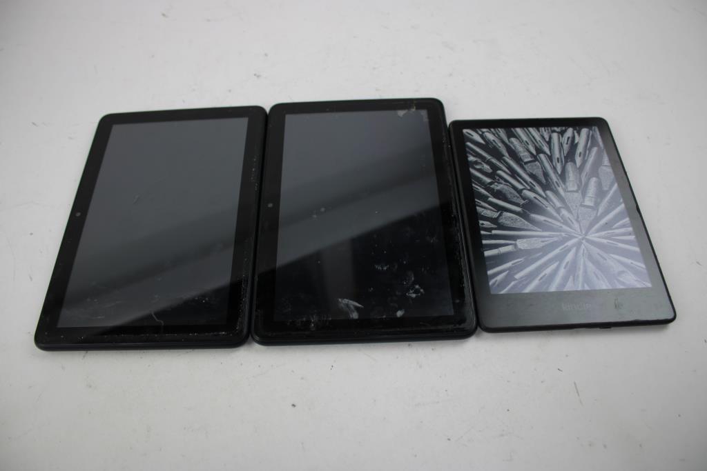 Amazon Kindle Bulk Lots, Amazxon Fire HD 12th Gen, Amazon Kindle Epaperwhite 11th Gen 3 Pieces