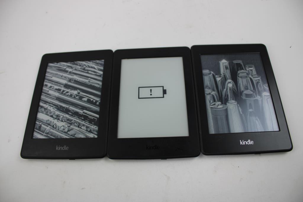 Amazon Kindle Tablet Bulk Lot, 3 Pieces, Sold For Parts