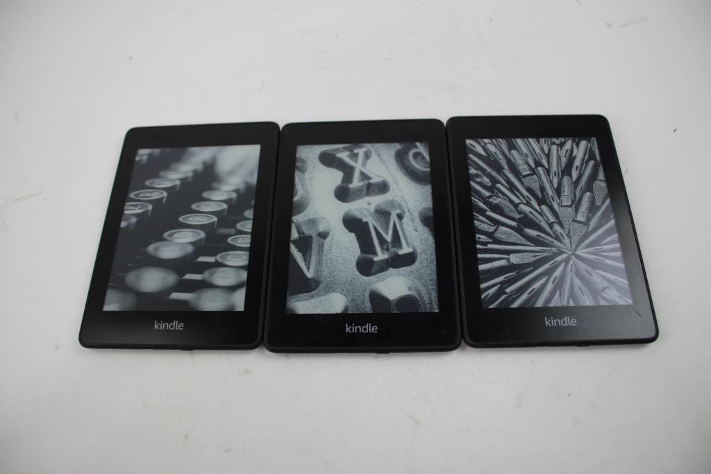 Amazon Kindle Tablet Bulk Lot, 3 Pieces, Sold For Parts