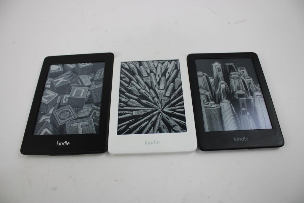 Amazon Kindle Tablet Bulk Lot, 3 Pieces, Sold For Parts