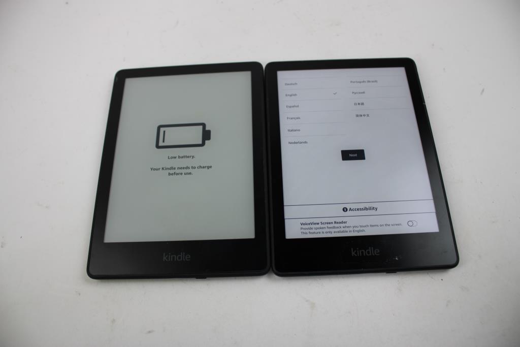 Amazon Kindle Tablet Lot, 2 Pieces, Sold For Parts