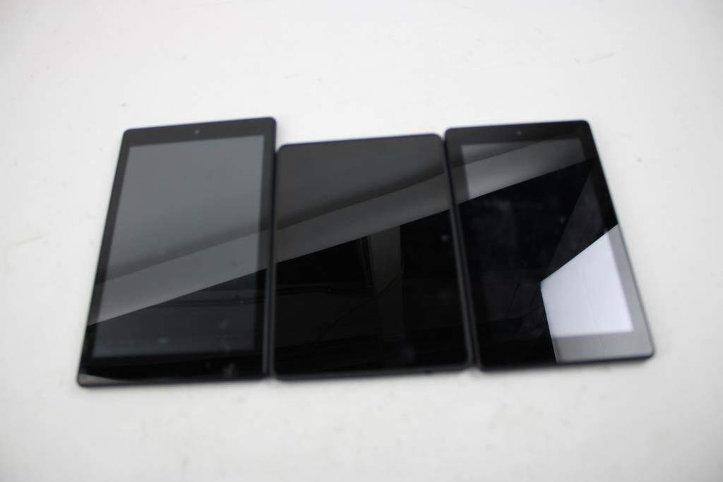 Amazon Tablet Bulk Lot, 3 Pieces, Sold For Parts
