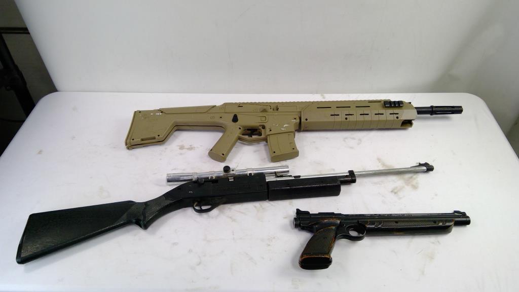 American Classic Air Pistol, Crosman MK-177, 760 Pumpmaster Air Rifles, 3 Pieces
