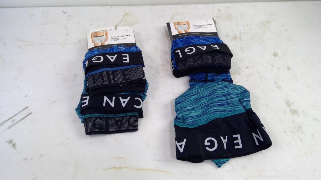 American Eagle 6" Flex Boxer Brief 3-Pack, Large, 2 Pieces