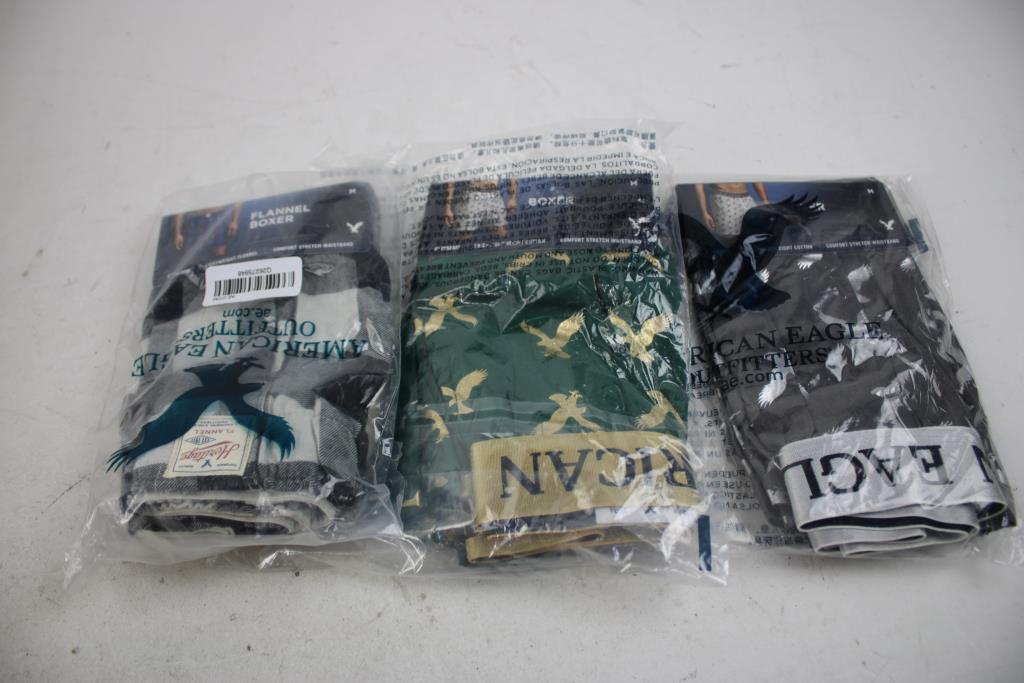 American Eagle Outfitters Boxer Bulk Lot, Medium, 3 Pieces