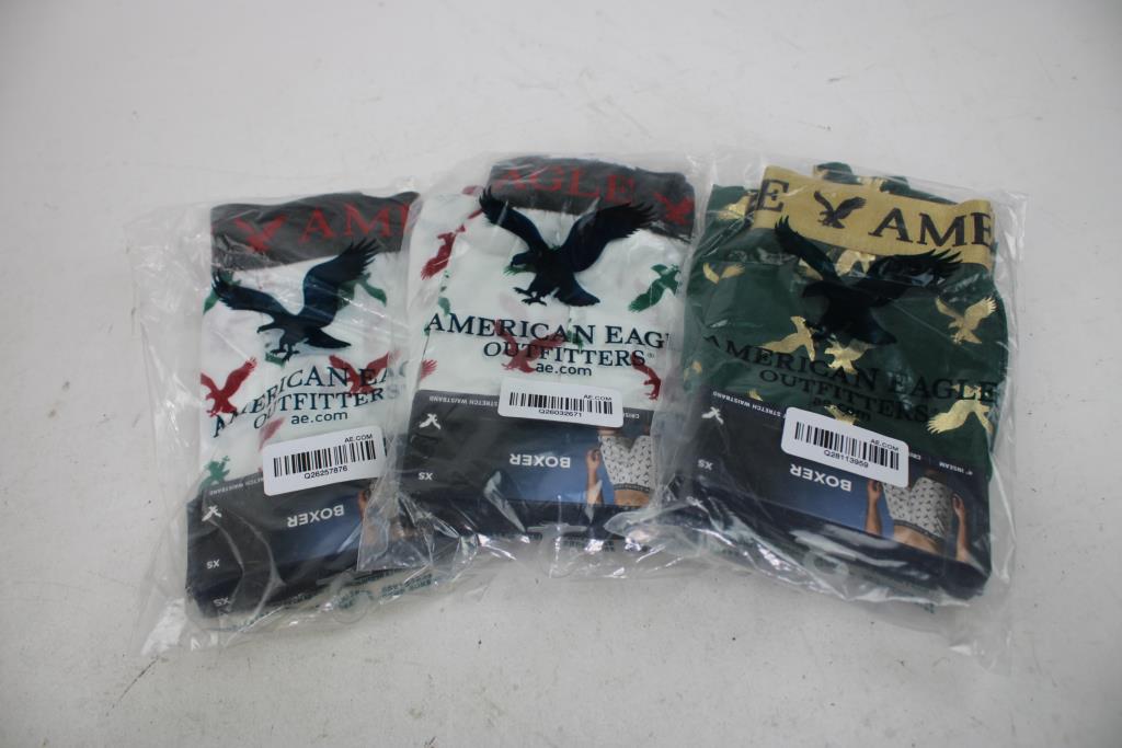 American Eagle Outfitters Boxers Bulk Lot,  XS, 5 Pieces