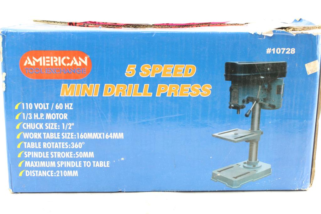 American Tool Exchange 5 Speed Mini Drill Press Property Room