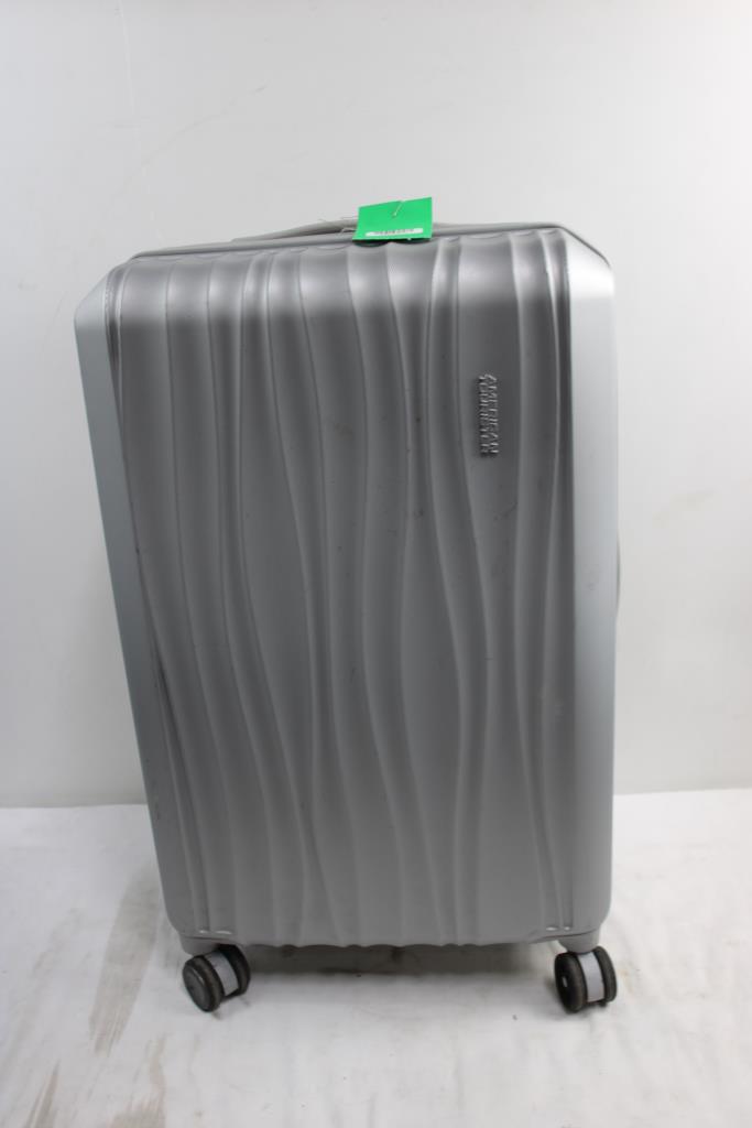American Tourister Cross Track Valise Mixte L 79cm - Noir/Gris 109.5/119L Spinner Exp TSA
