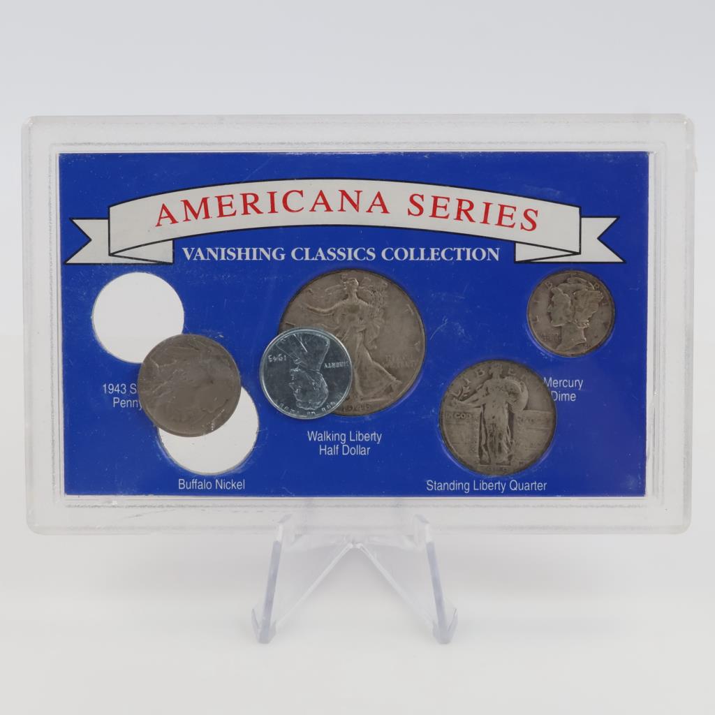 Americana Series Vanishing Classics Collection 5 Coins, Including Silver Coins