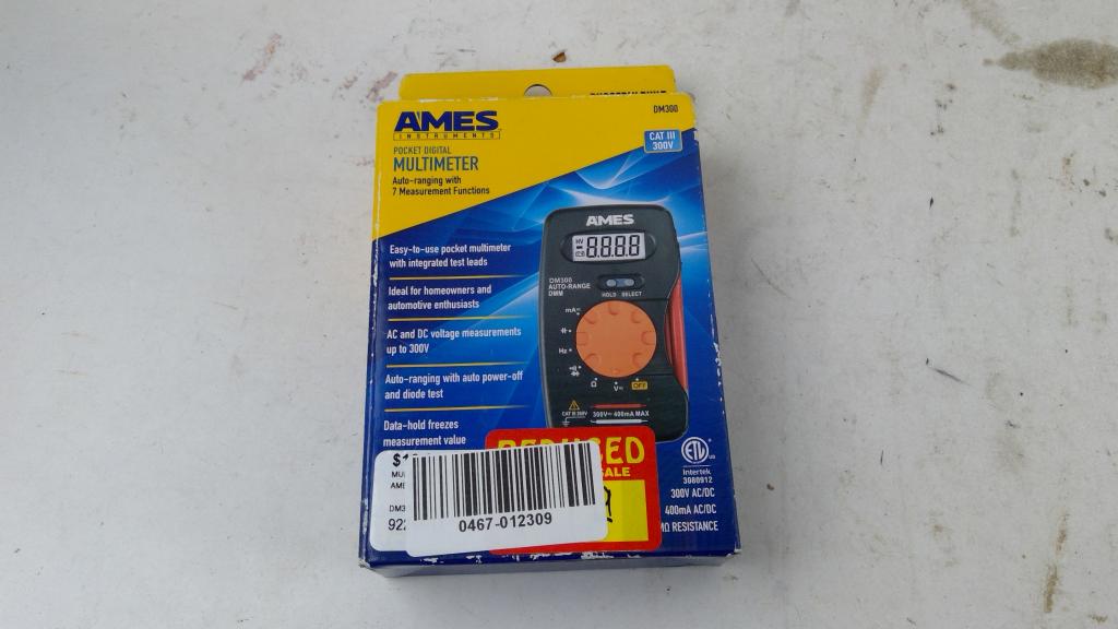 Ames Pocket Digital Multimeter