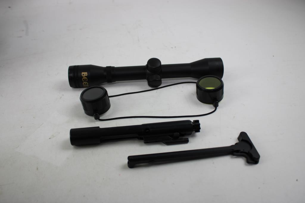 Ammo Storage Cases, Beeman 4x32 Scope, Toolcraft Bolt Carrier, 4 Pieces