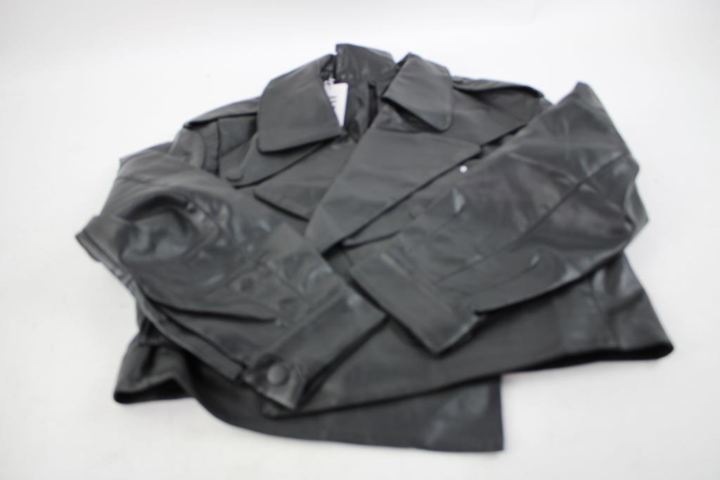 Amy Lynn Wome's Faux Leather Jacket Size S