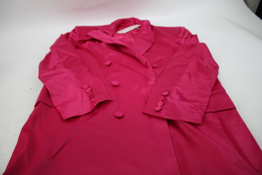 Amylynn Milana Oversized Double-Breasted Blazer, Pink, Size Large
