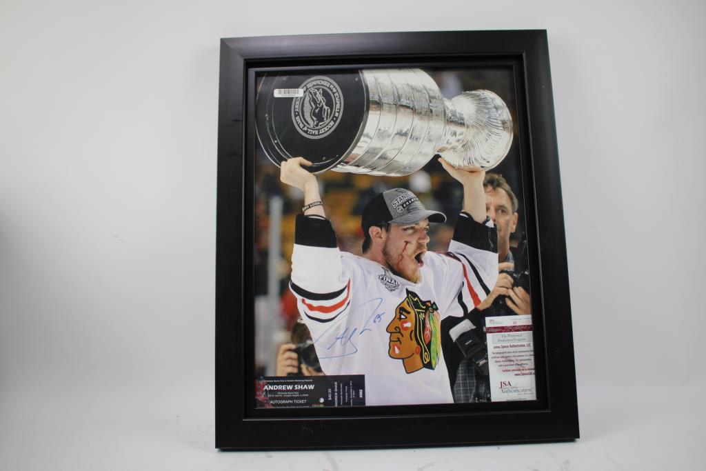 Andrew Shaw Autograph Photo In Frame