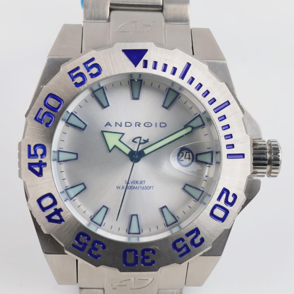 Android Divemaster Silverjet 500 Mens Watch | Property Room