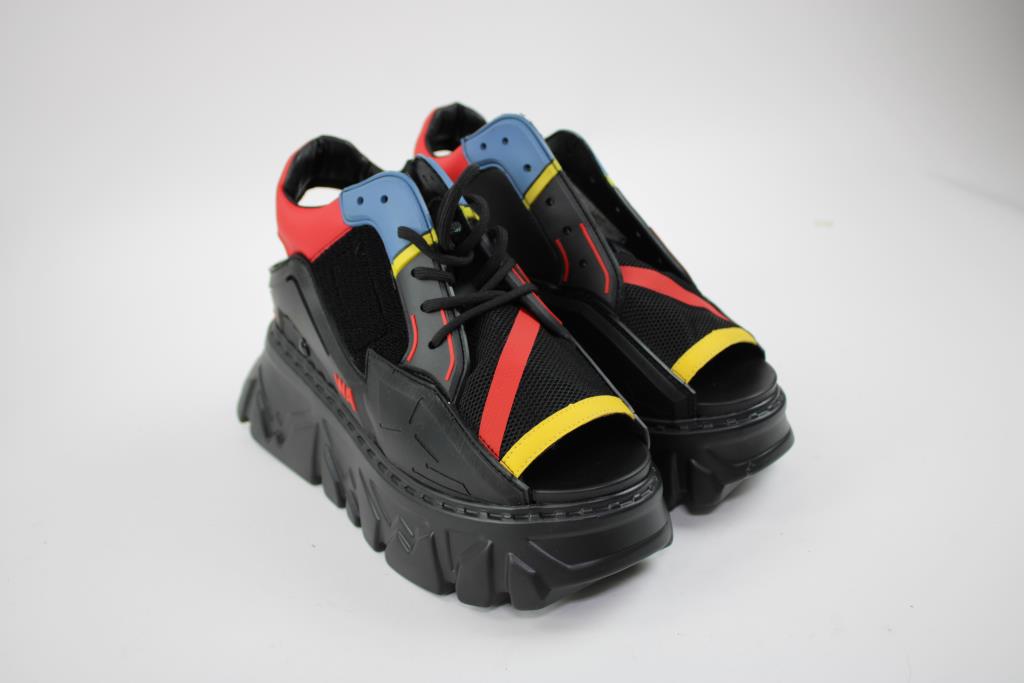 Anthony Wang Gooseberry-01 Black Platform Women's Size 9 Sneakers - MISSING WING