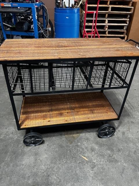 Antique Style Rolling Service Cart | Property Room
