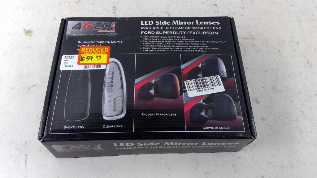 Anzo LED Side Mirror Lenses