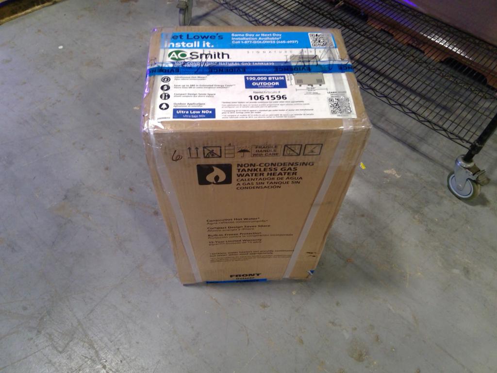 Ao Smith Non- Condesning Natural Gas Tankless Water Heater