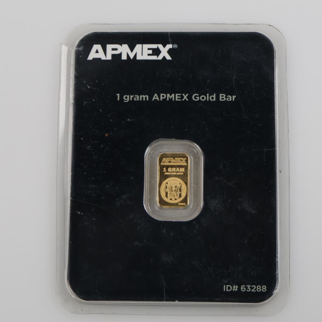 APMEX Fine Gold Bar 1g