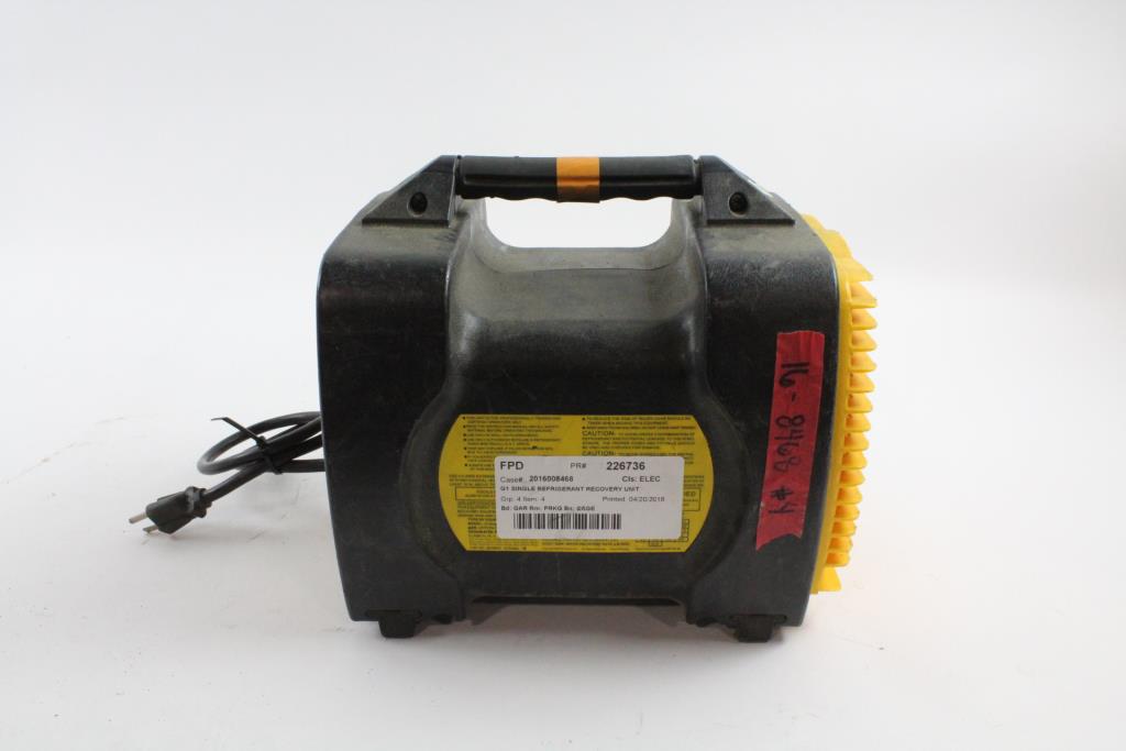 Appion G1 Single Refrigerant Recovery Unit Property Room