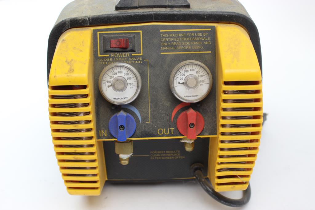 Appion Refrigerant Recovery Machine Property Room