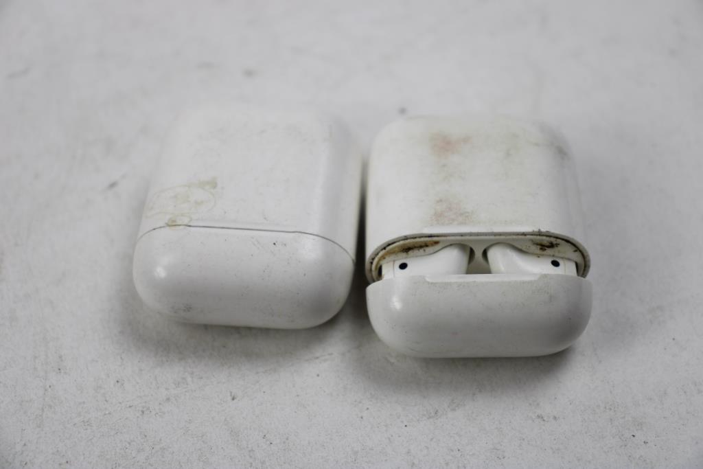 Apple Airpods And 8.5" Folding Knife, 3 Pieces