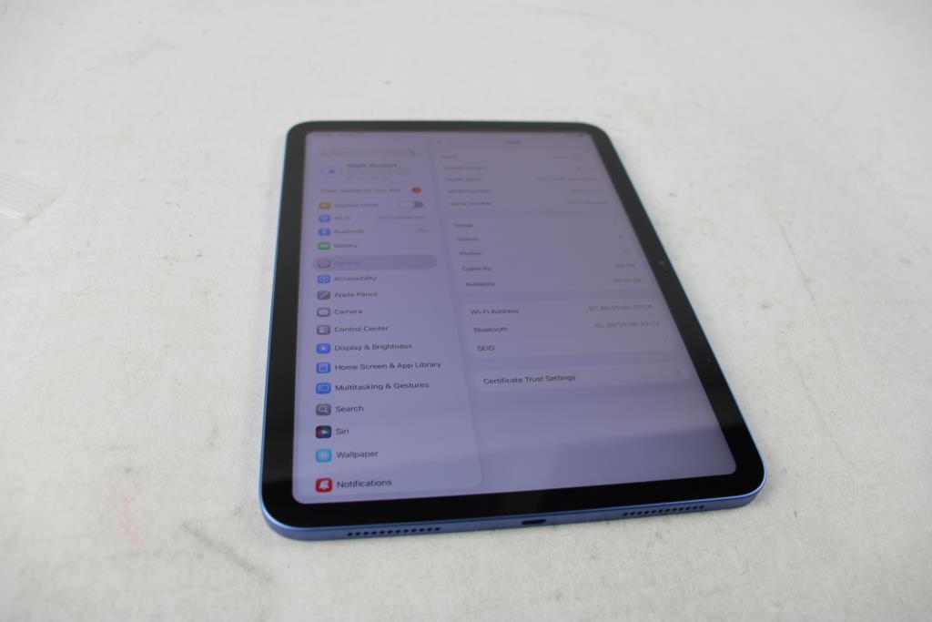 Apple IPad (10th Gen), 64 GB, Wi-Fi Only