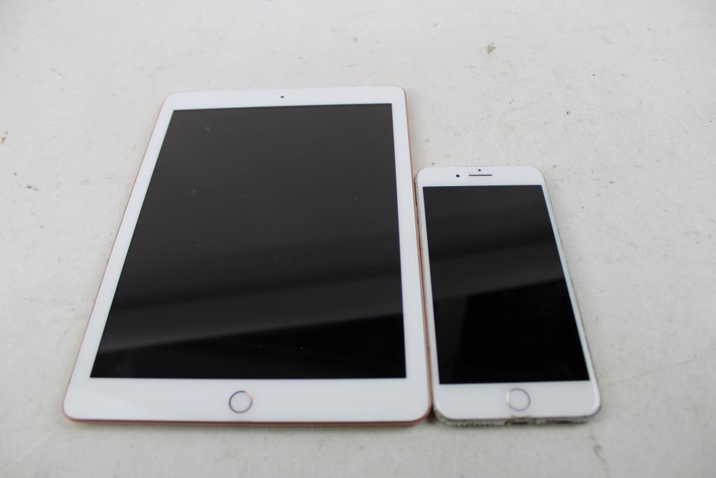 Apple IPad, IPhone, Bulk Lot, 2 Pieces, Sold For Parts